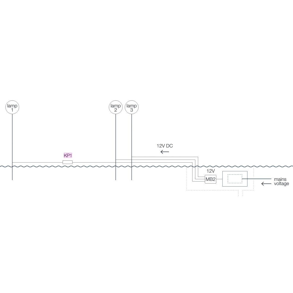 Extension Cord With Mini Gel Box