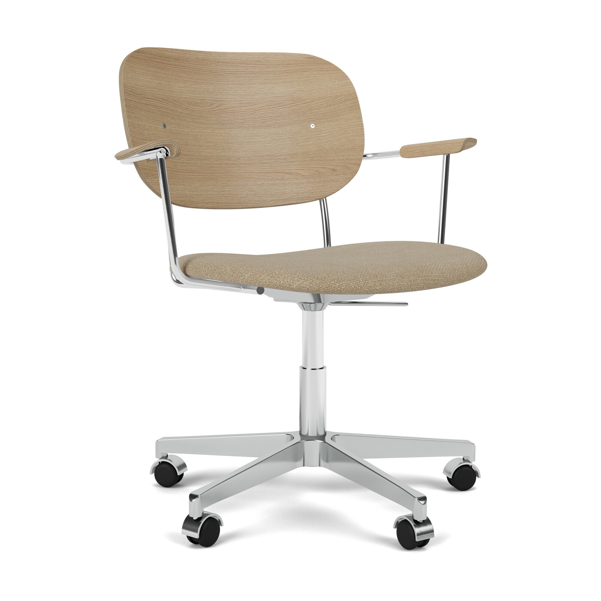 Co Task Chair with Armrests Padded Seat