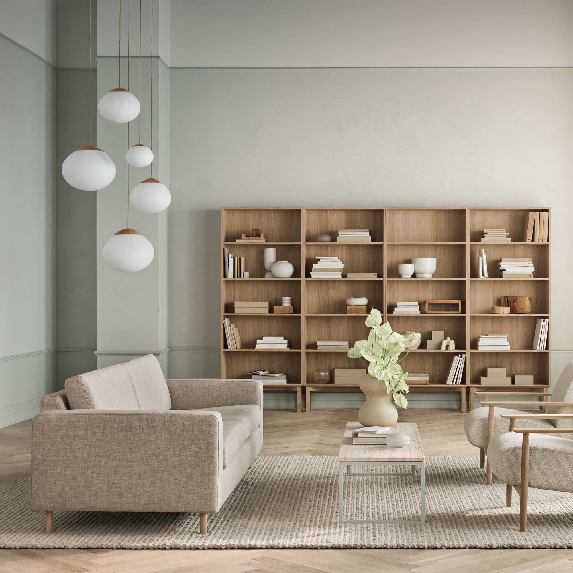 Acorn Suspension Lamp Glass Ø 32cm