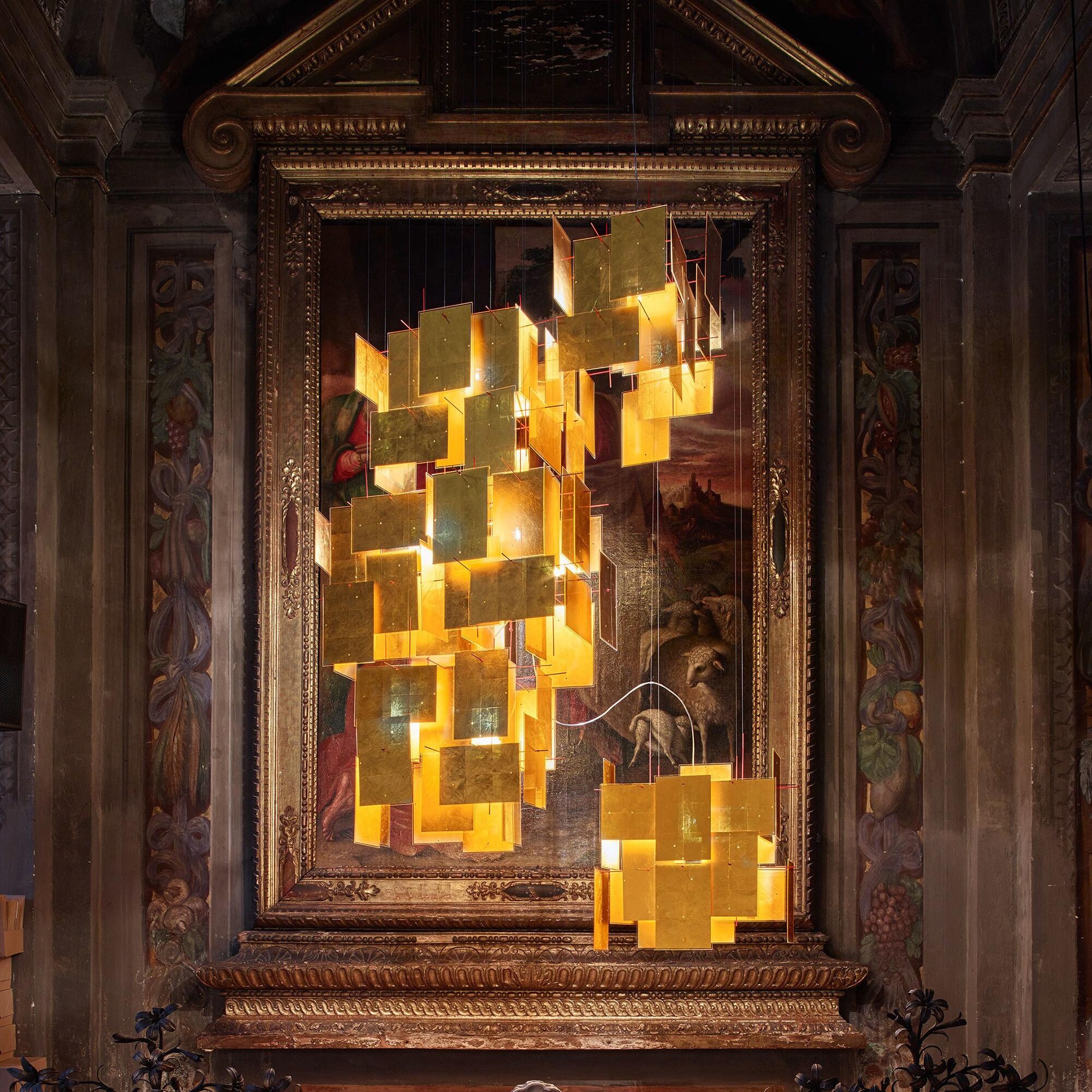 1000 Karat Blau Suspension Lamp