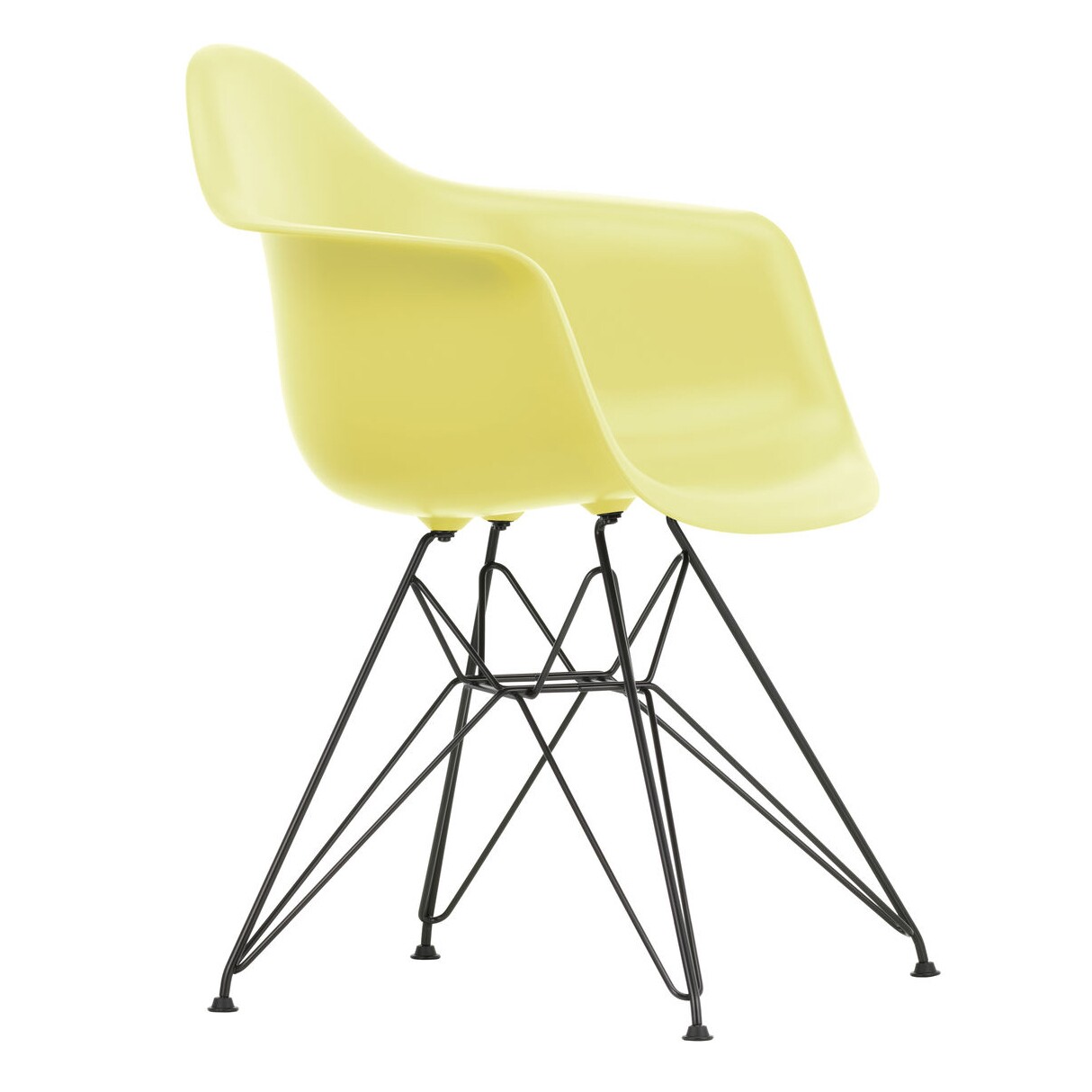 Eames Plastic Armchair DAR RE Black Base