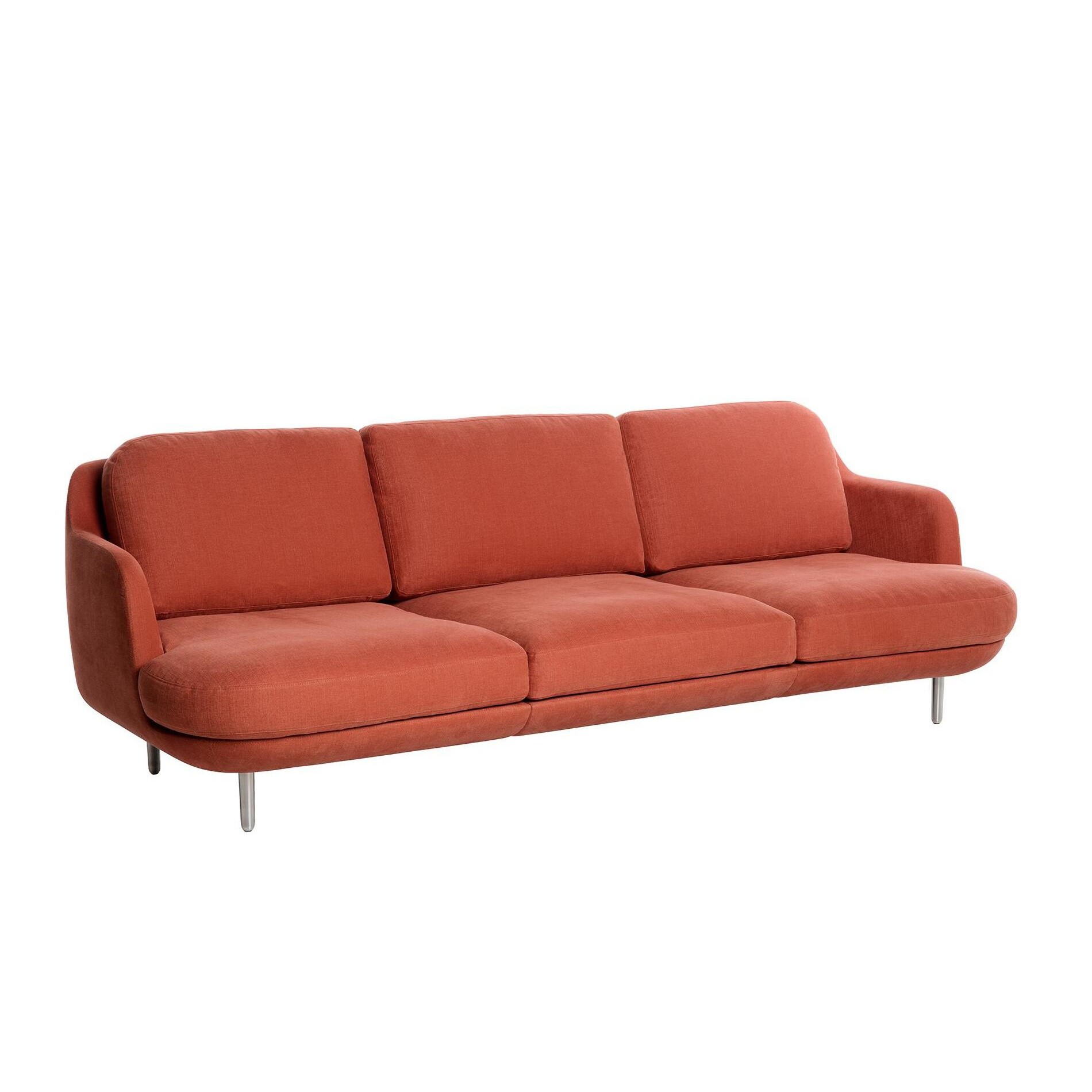 Lune™ JH300 3-Seater Sofa Aluminium Feet