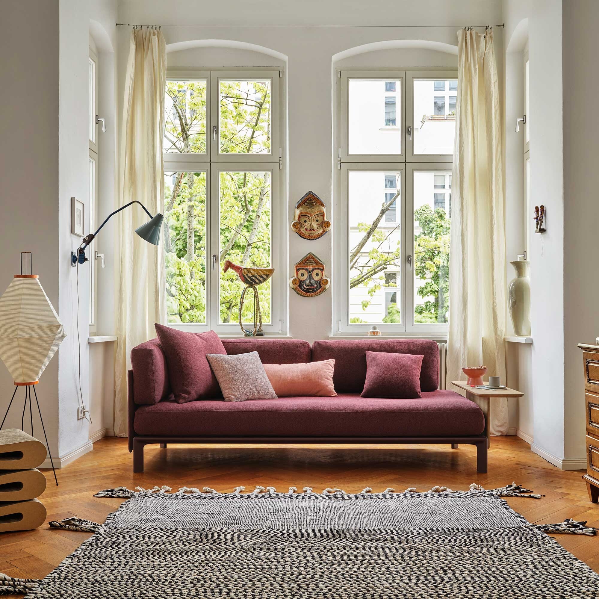 Anagram flexibles Modul-Sofa with Table 226.5x95cm