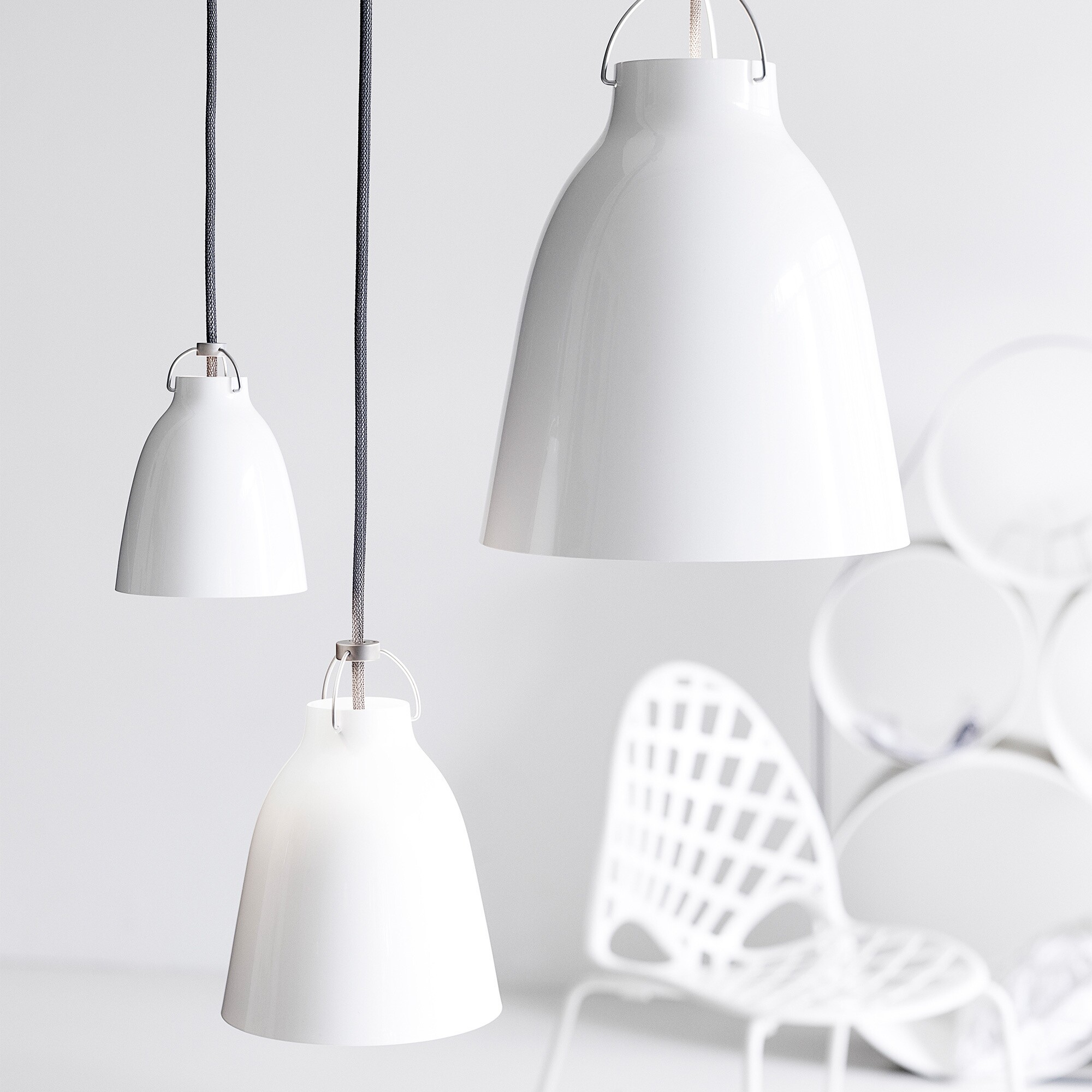 Caravaggio™ P1 Suspension Lamp Glossy