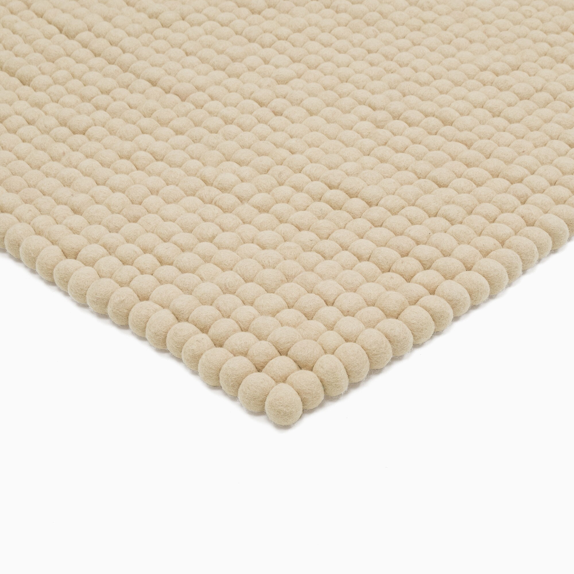 Levi Felt Ball Rug rectangular