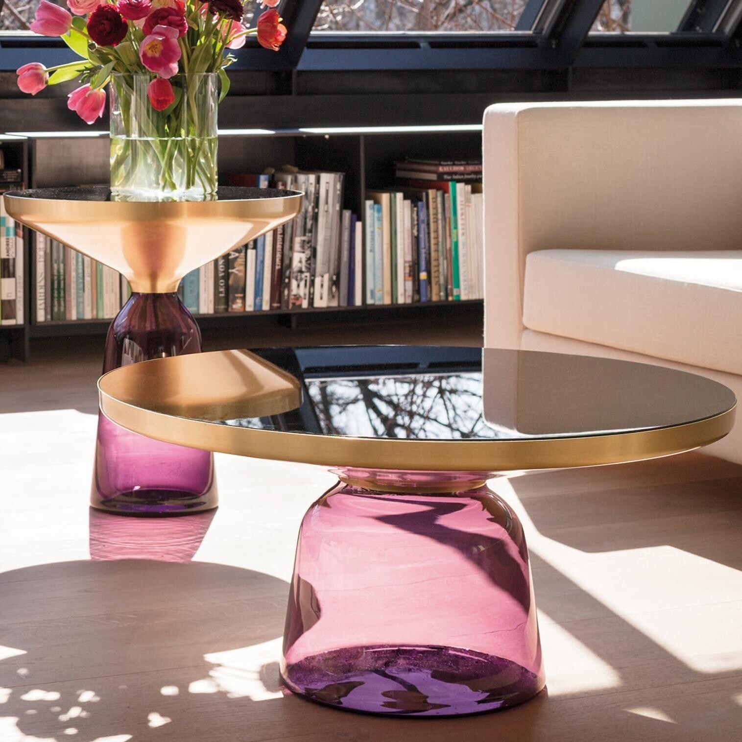 Bell Side Table Brass