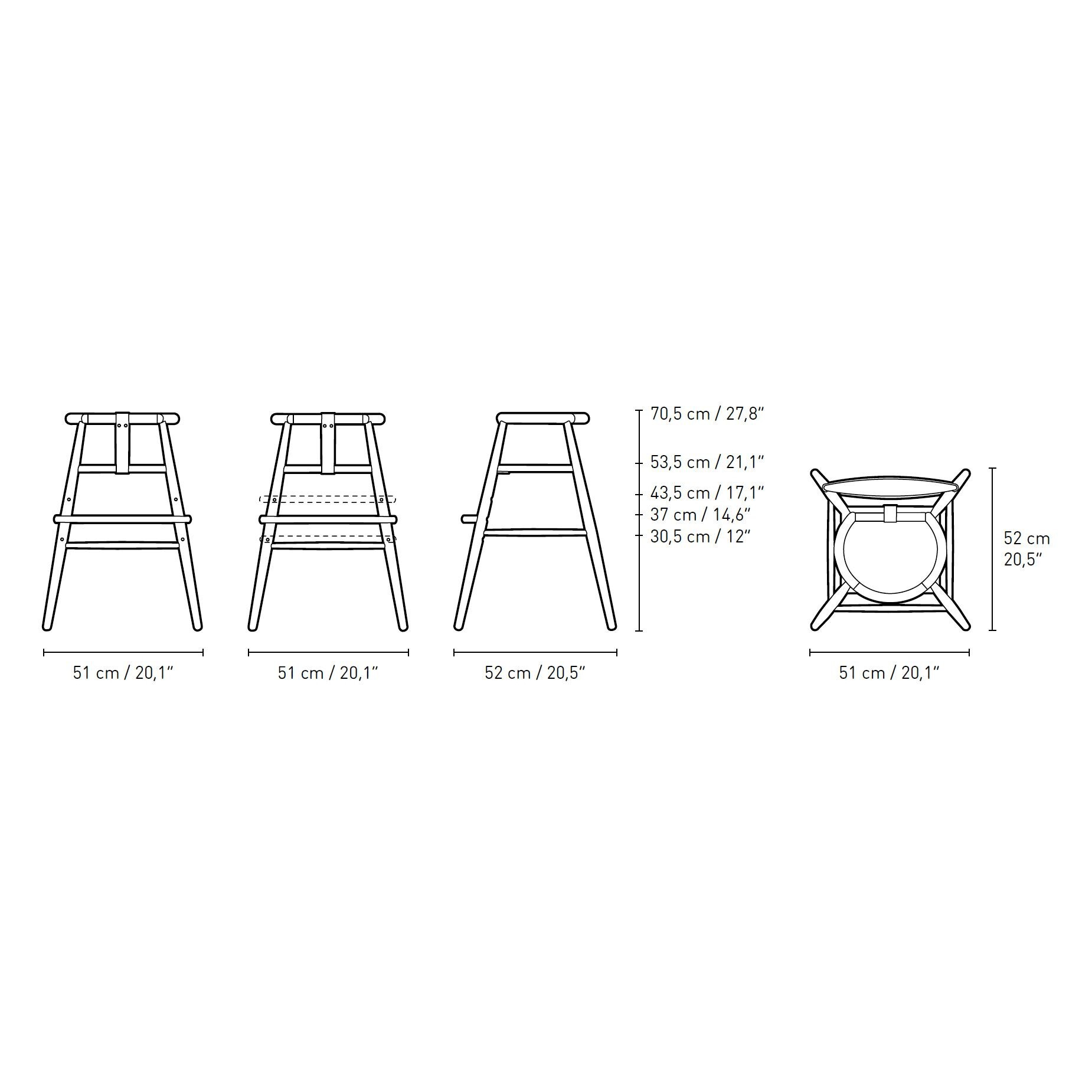 ND54 High Chair With Baby Seat