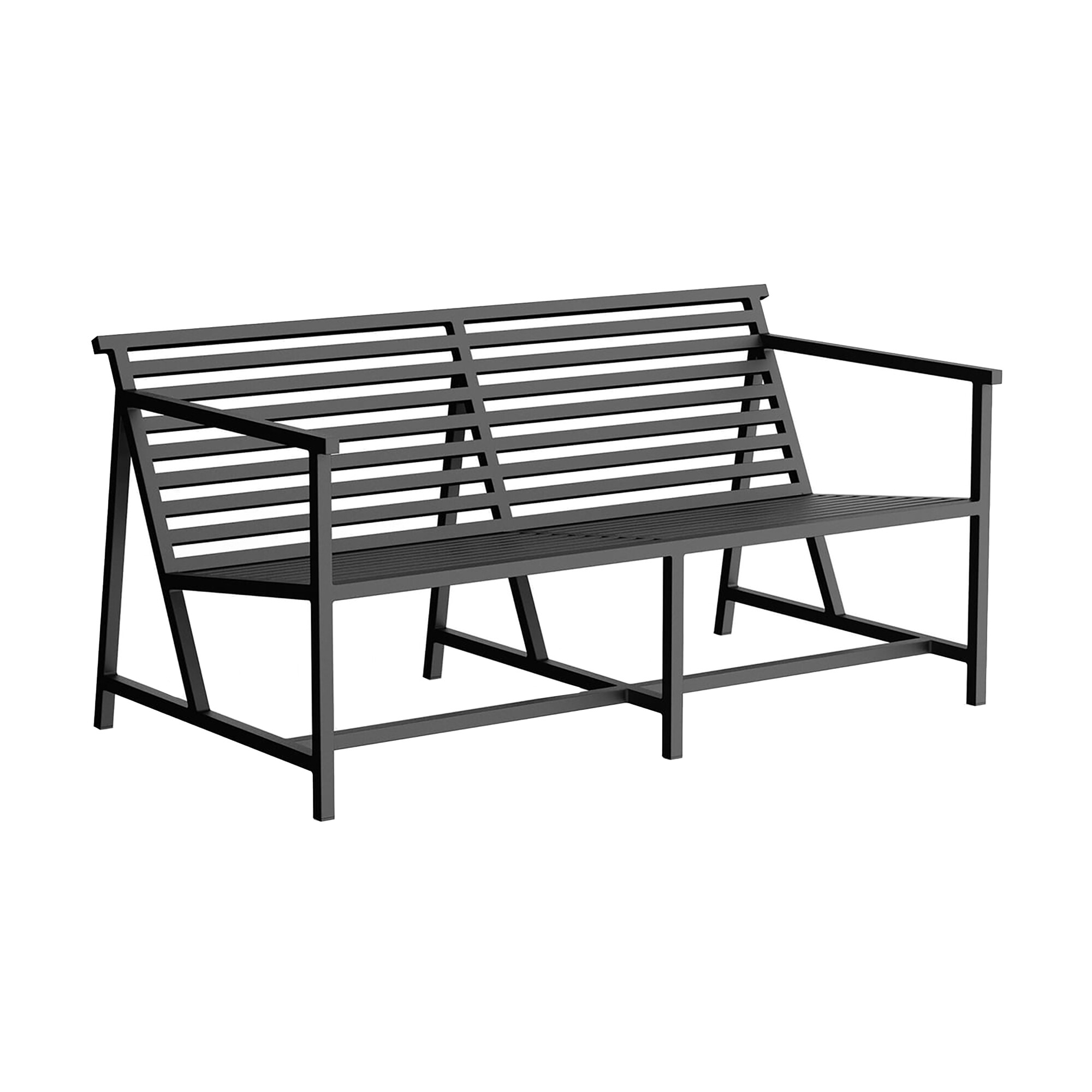 19 Outdoors Lounge Bench 145x70.2cm
