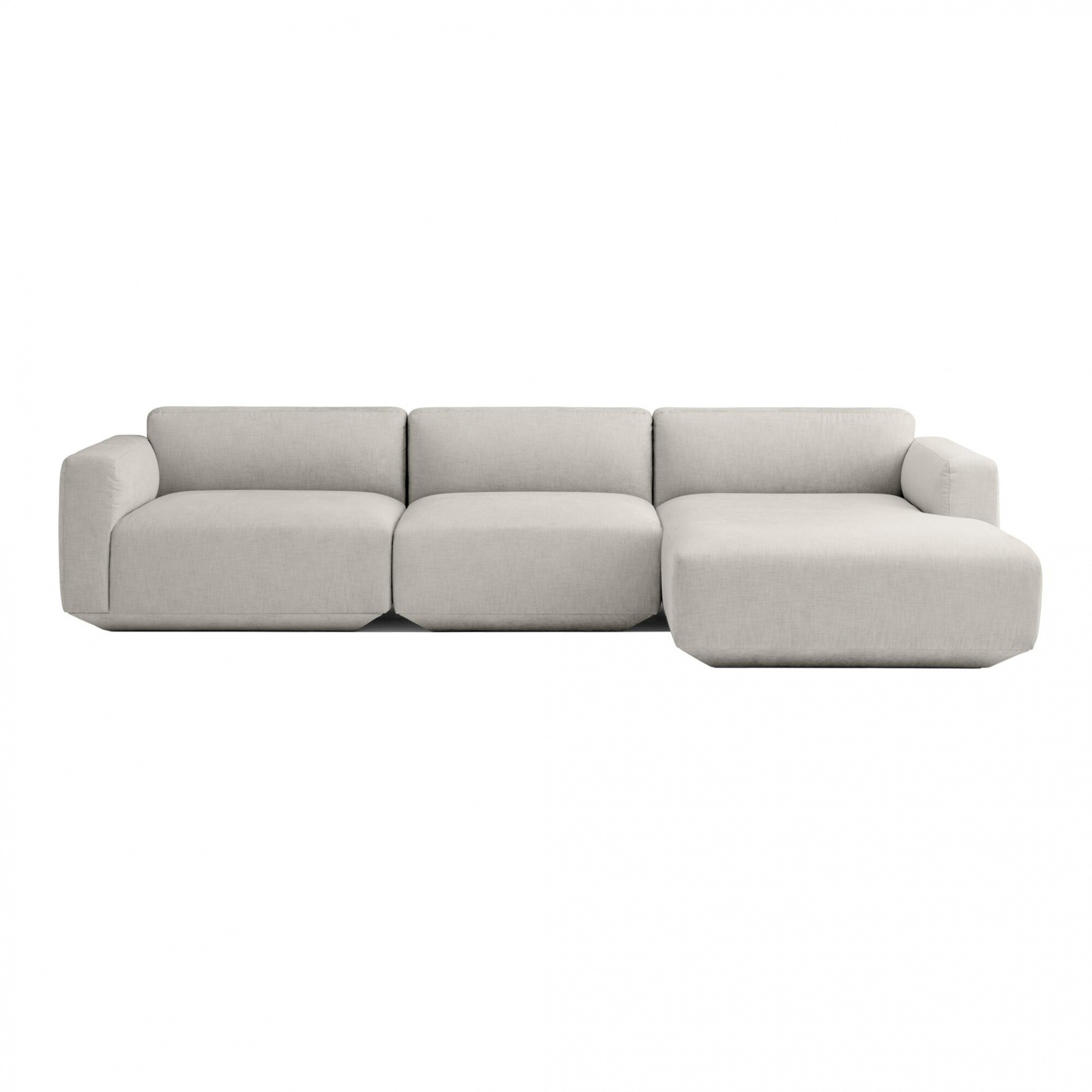 Develius 3-Seater Sofa Chaise Longue Right