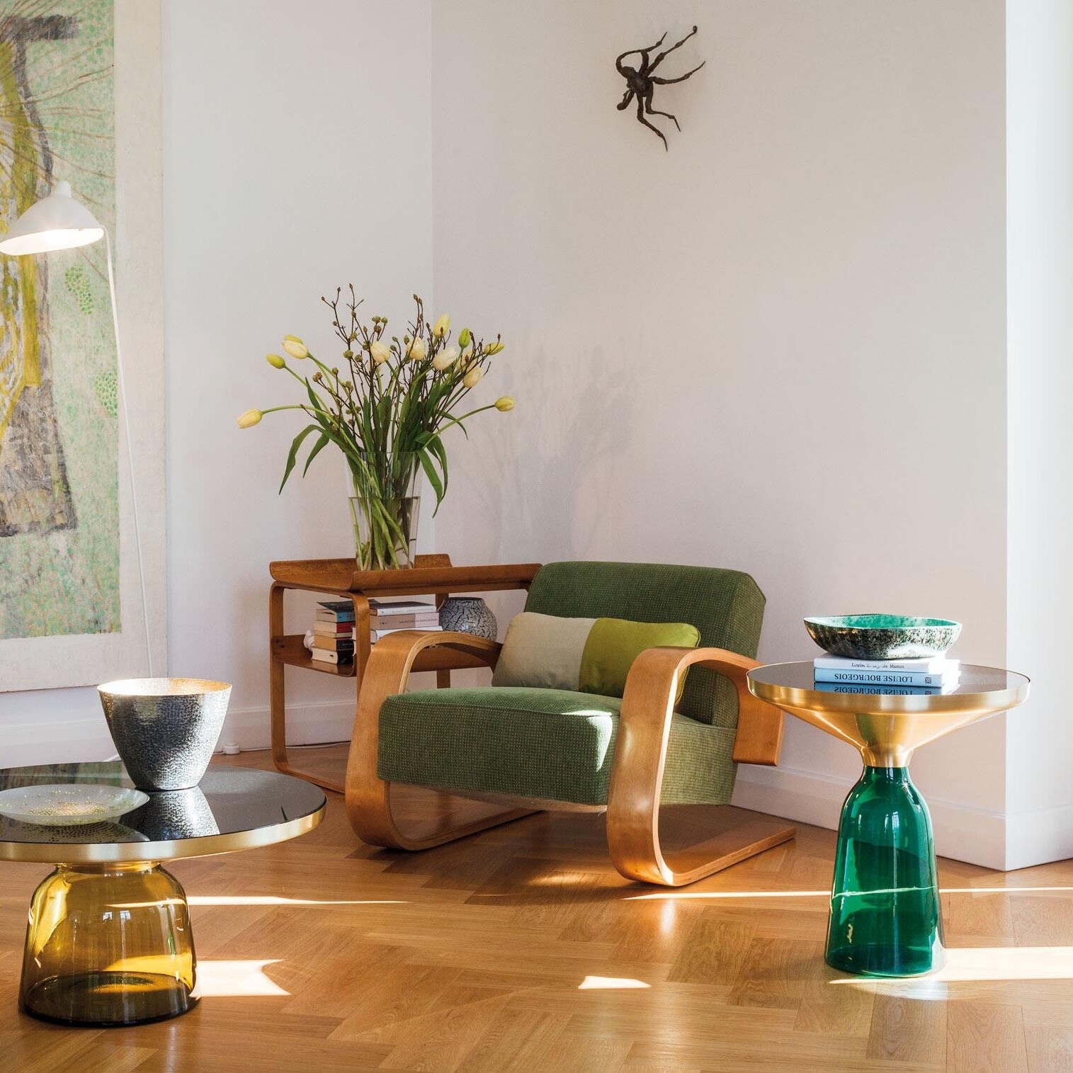 Bell Side Table Brass