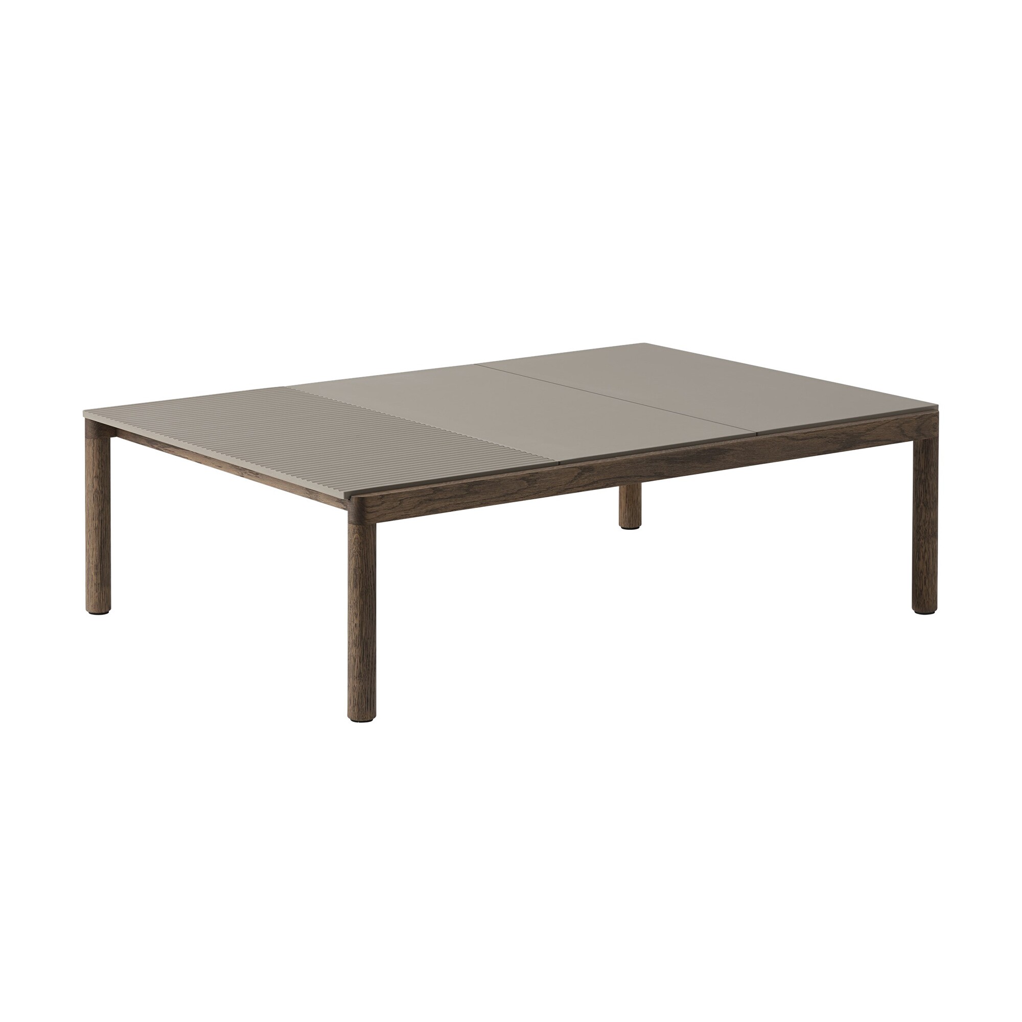 Couple Coffee Table 120x84x35 cm Wavy