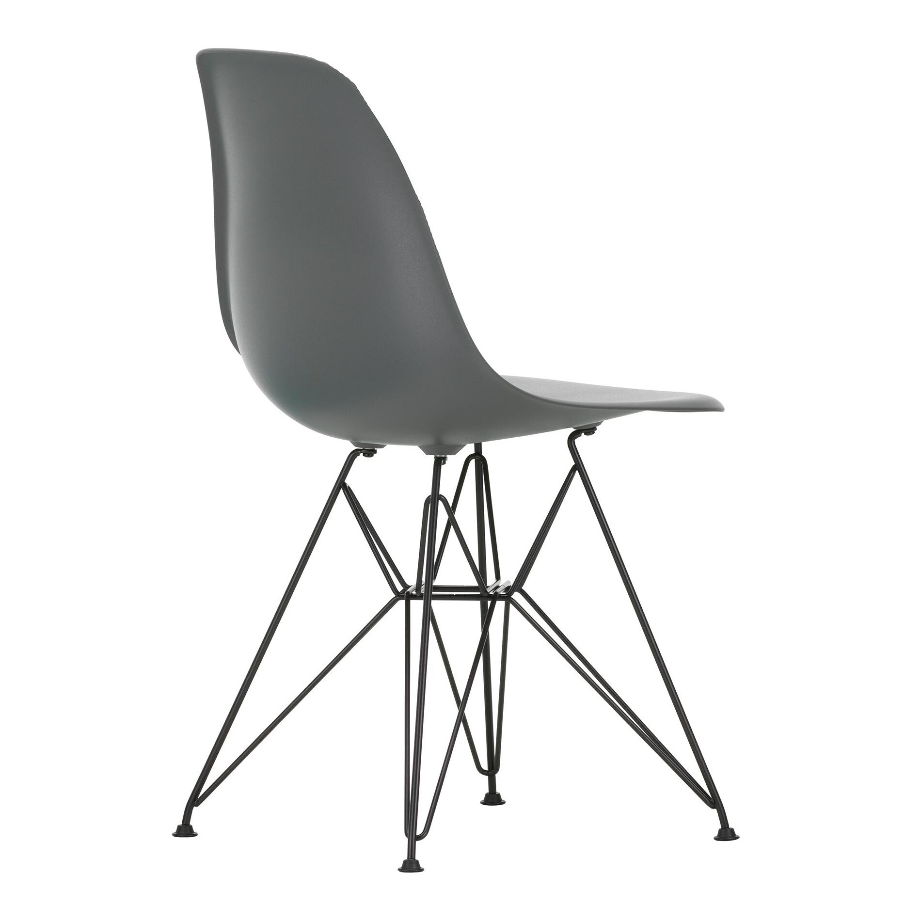 Eames Plastic Side Chair DSR RE Black Base