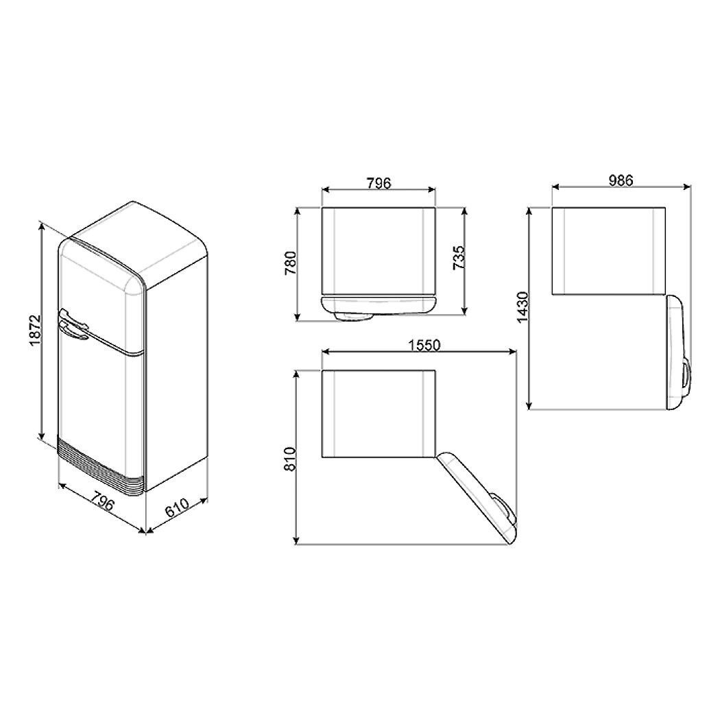 FAB50 Refrigerator / Freezer