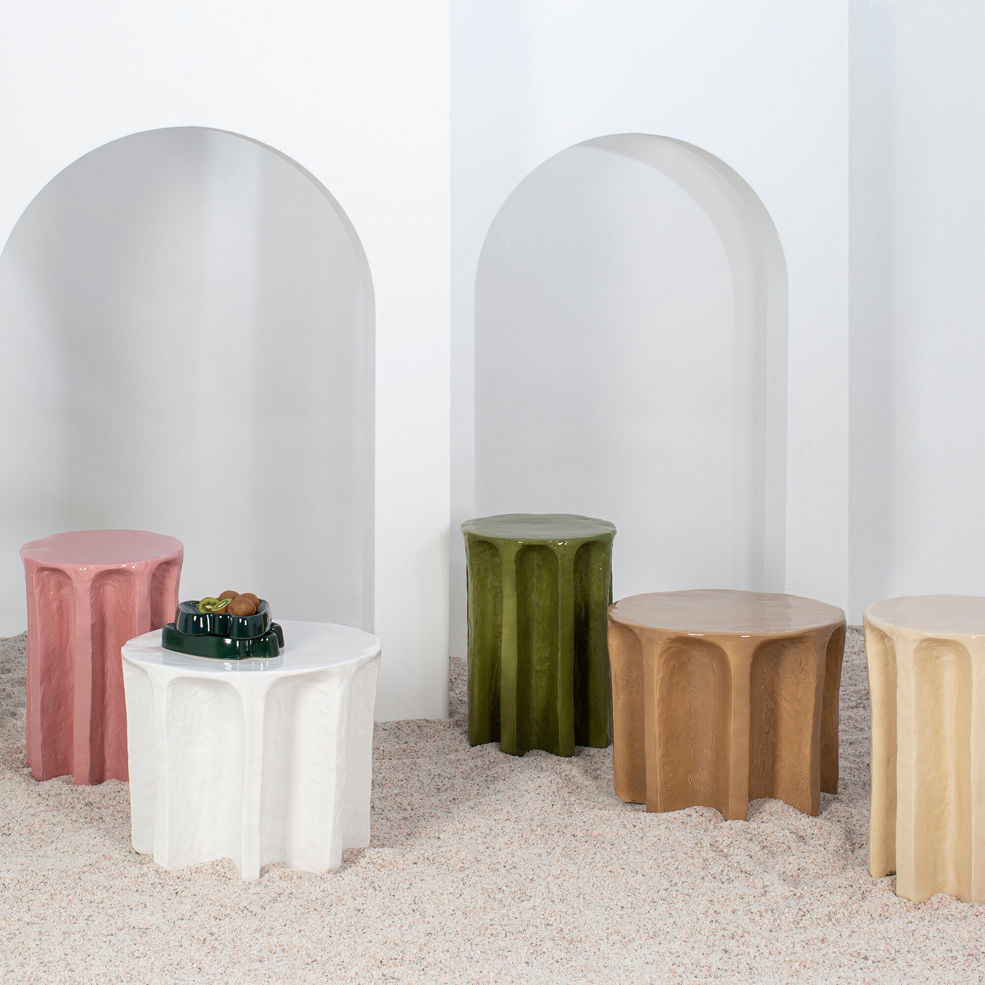 Chouchou Round Stool/Side Table H 45cm