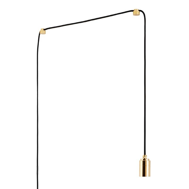 Brass Plug-in Suspension Lamp