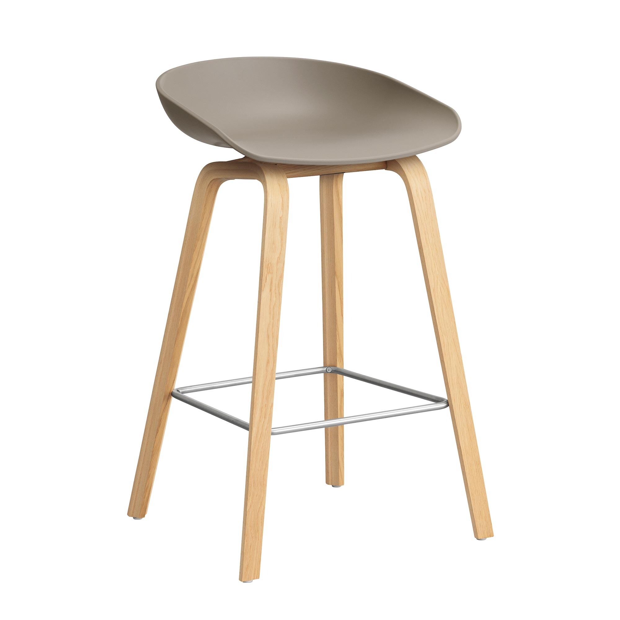 AAS 32 2.0 Bar Stool Low Lacquered Oak