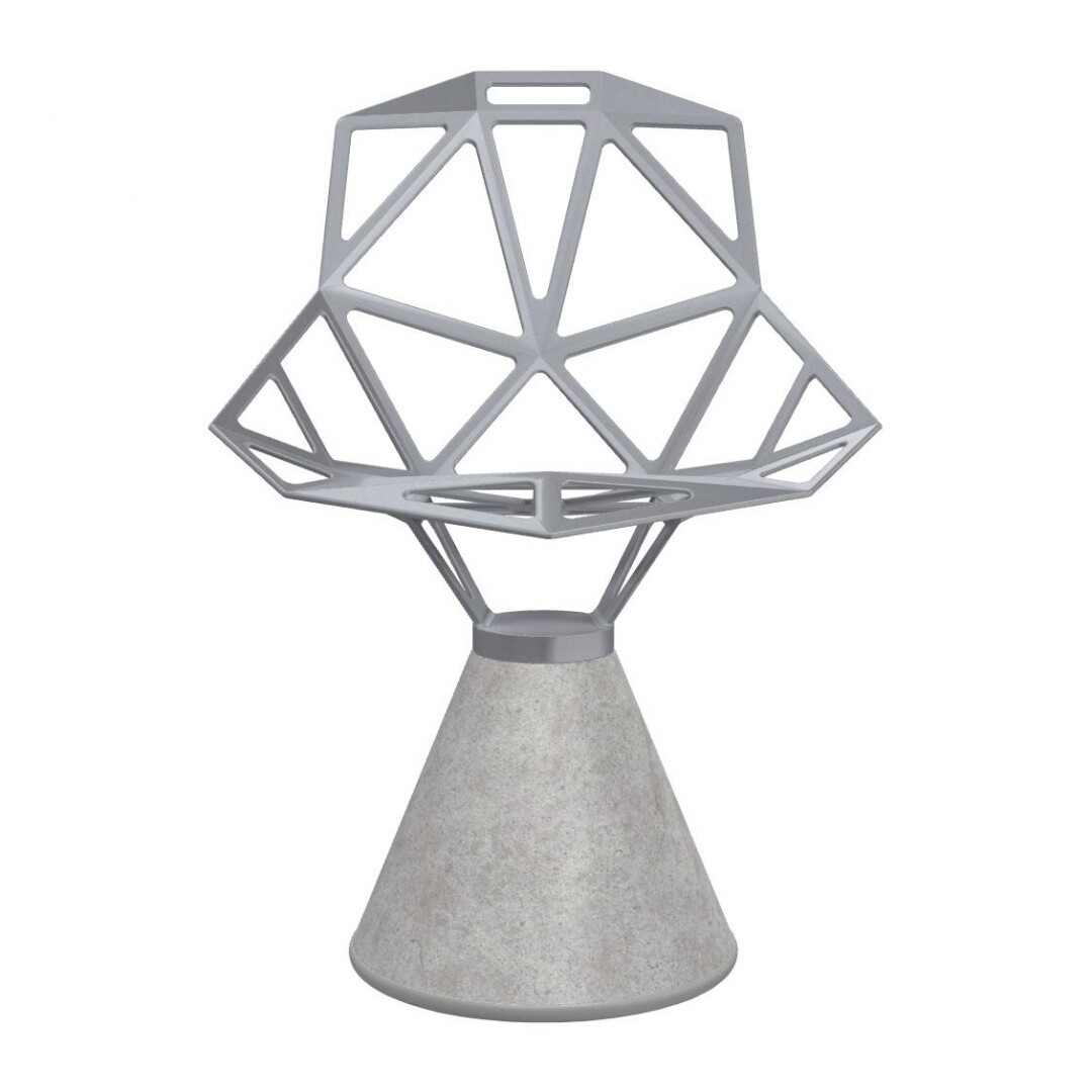 Chair One Swivel Chair With Concrete Base