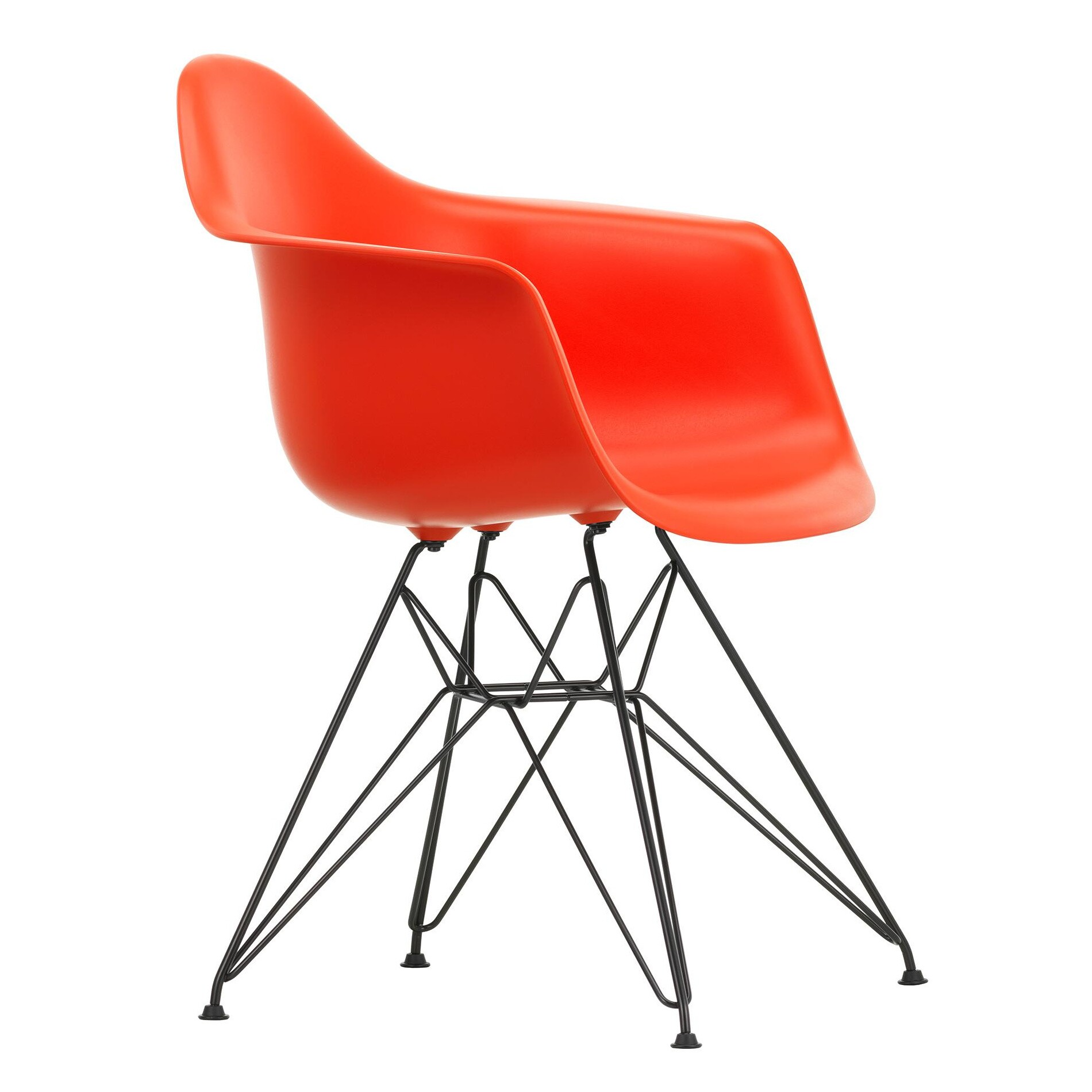 Eames Plastic Armchair DAR RE Black Base