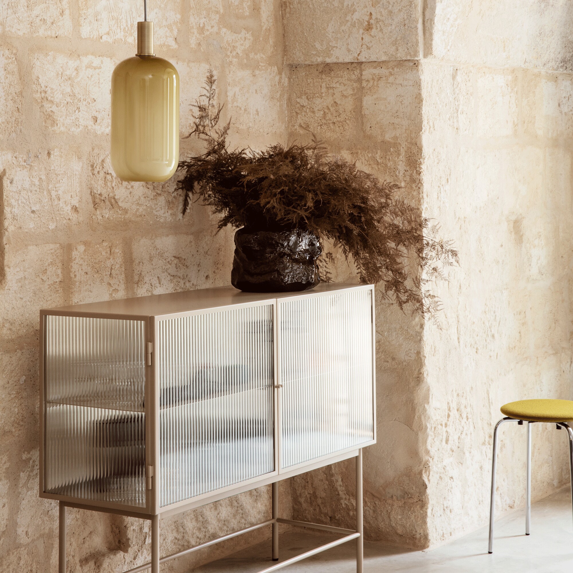 Haze Sideboard Reeded Glass