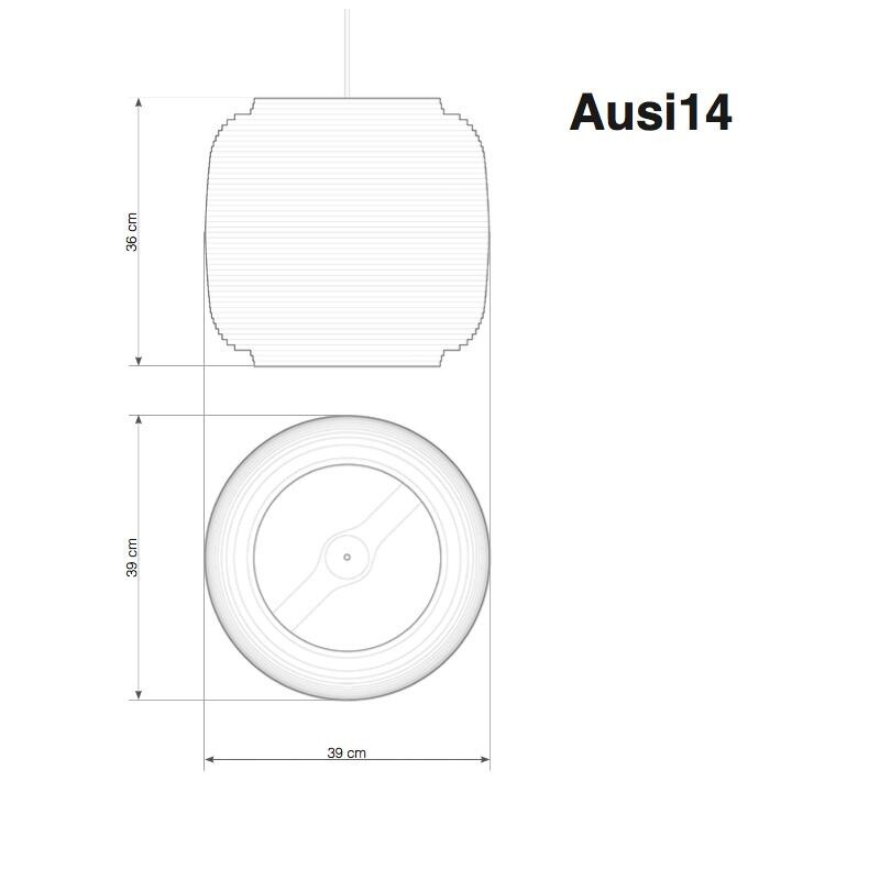 Ausi Suspension Lamp White