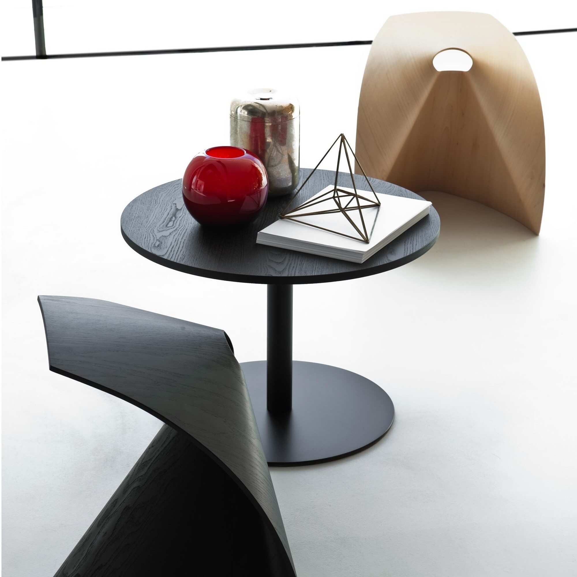 Brio Side Table Frame Black H40cm