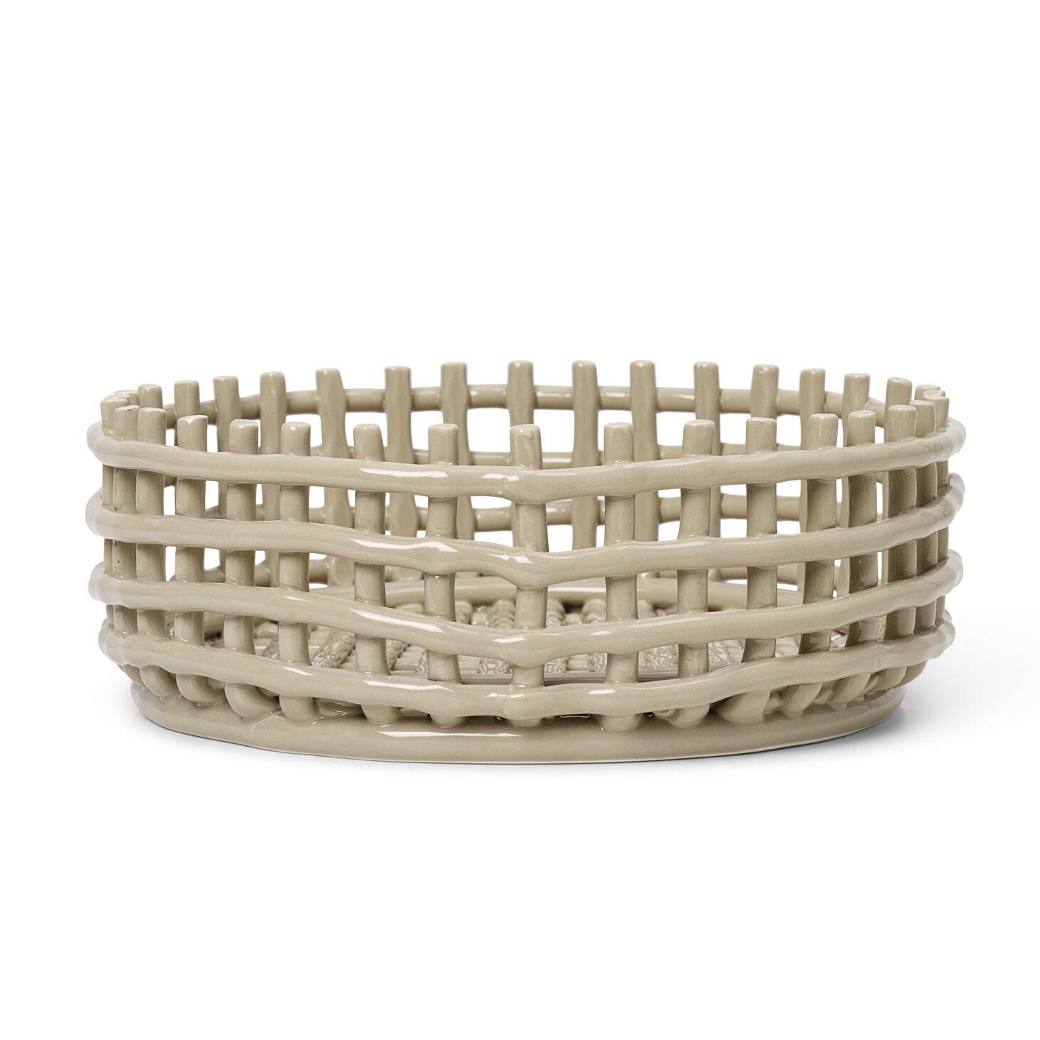 Ceramic Centerpiece Fruit / Bread Basket