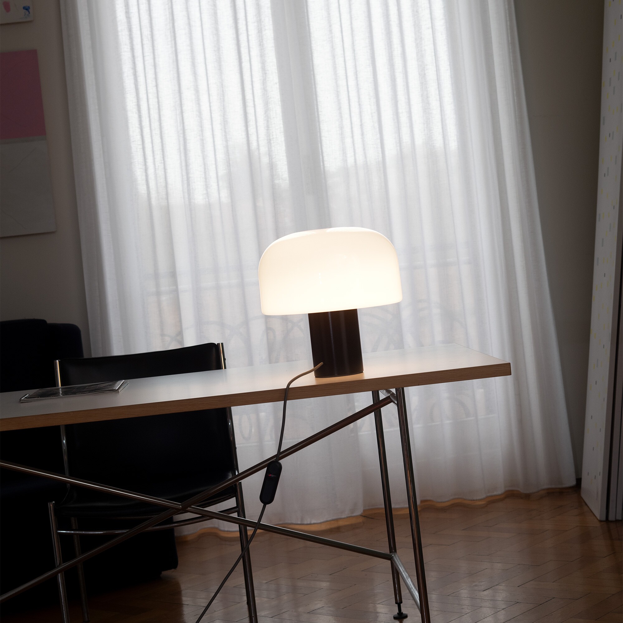 Bellhop Glass Table Lamp