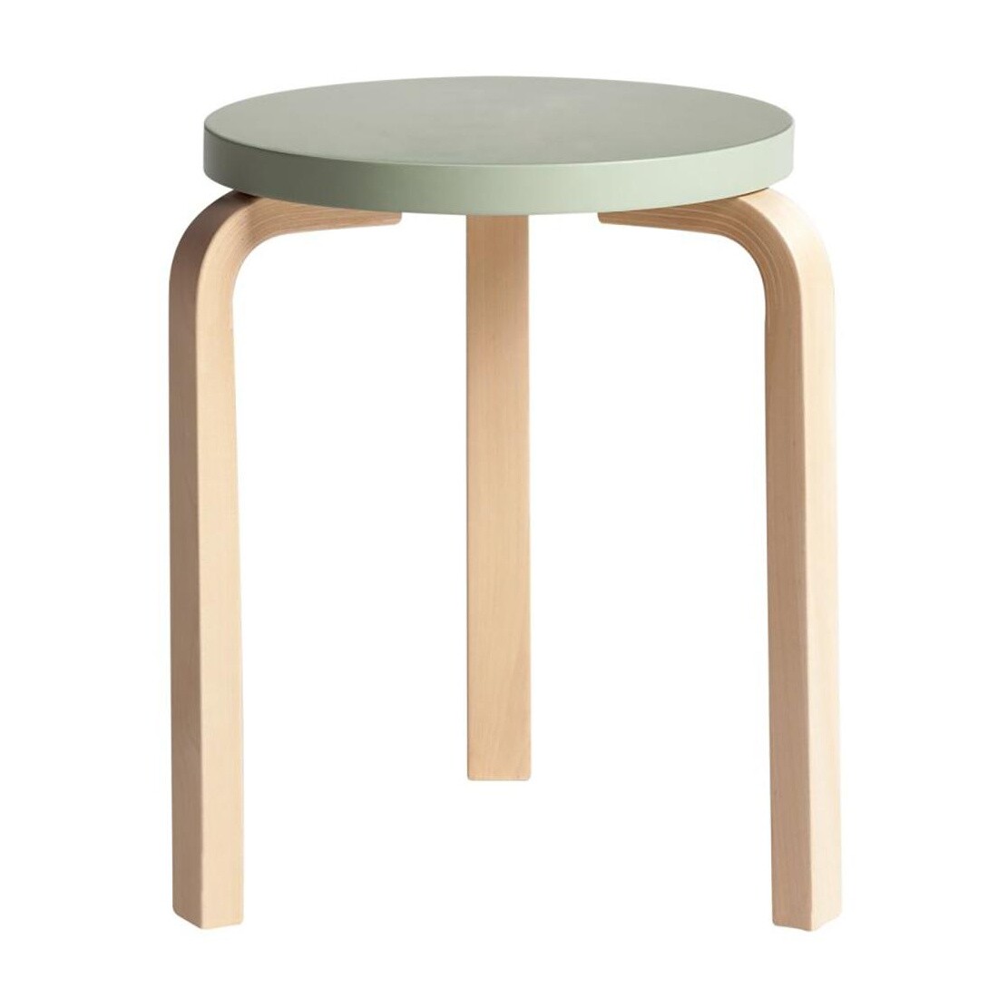 60 Stool Clear Lacquered Base