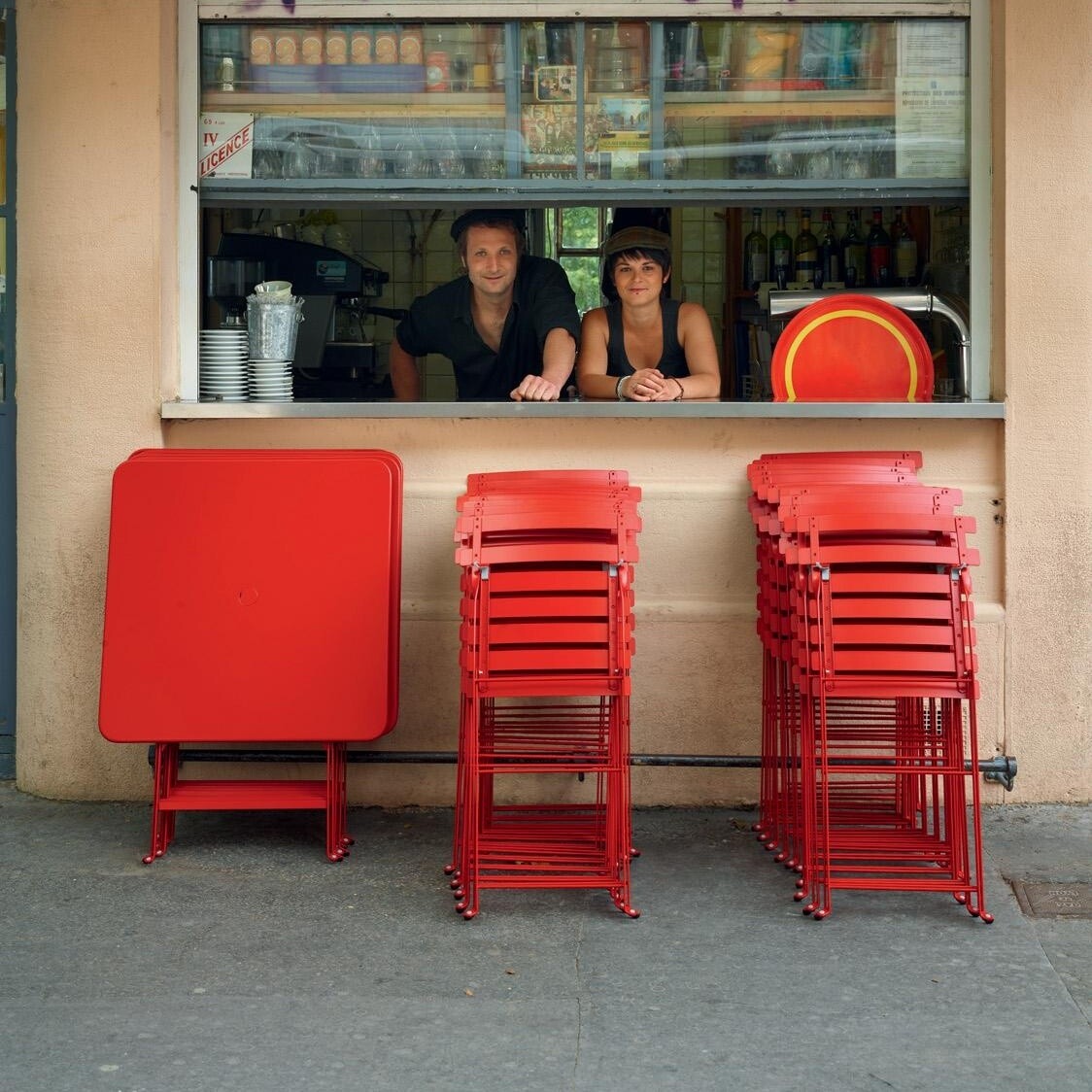 Bistro Folding Table 71x71cm