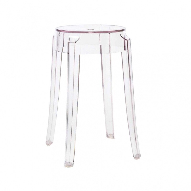 Charles Ghost Stool 46cm