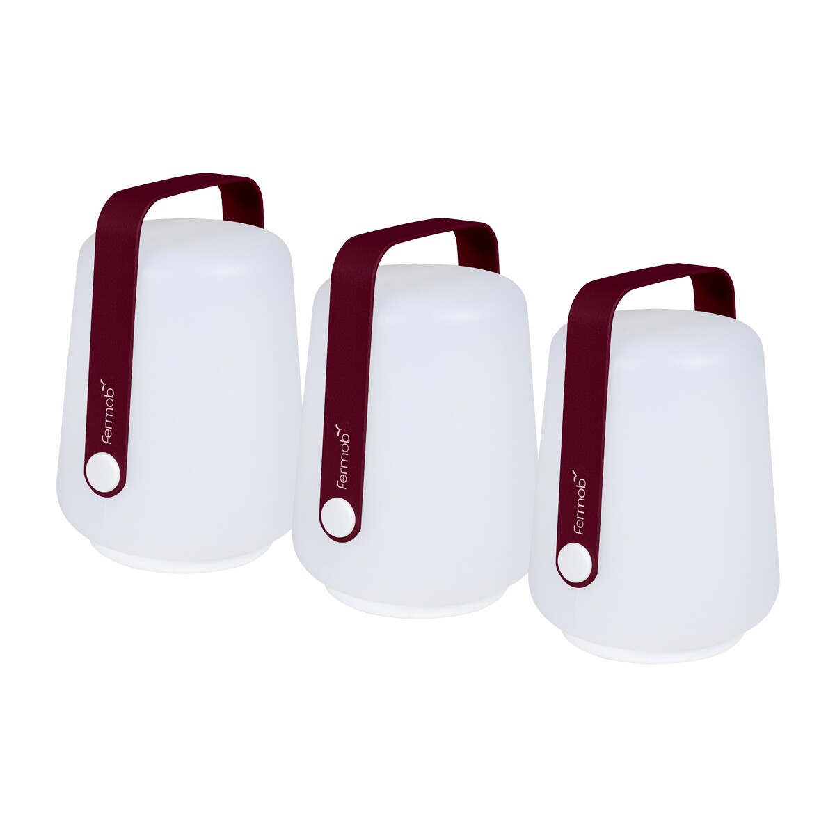 Balad LED Lamp with Battery Set of 3 H 12cm