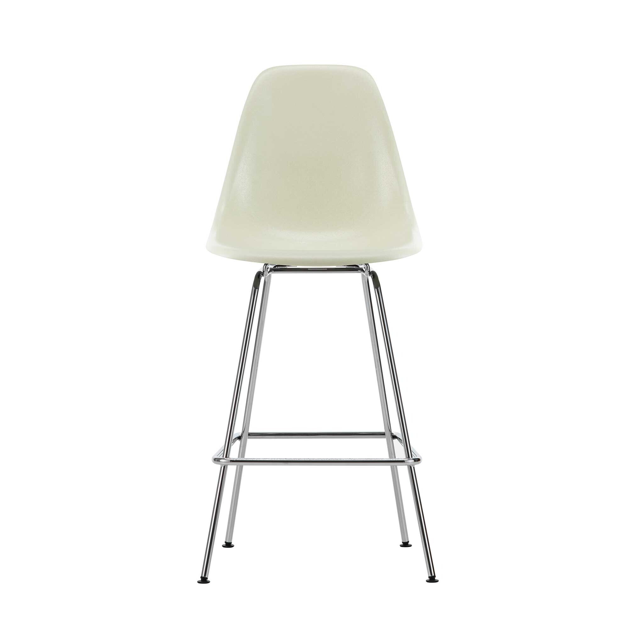 Eames Fiberglass Bar Chair Medium Chromed