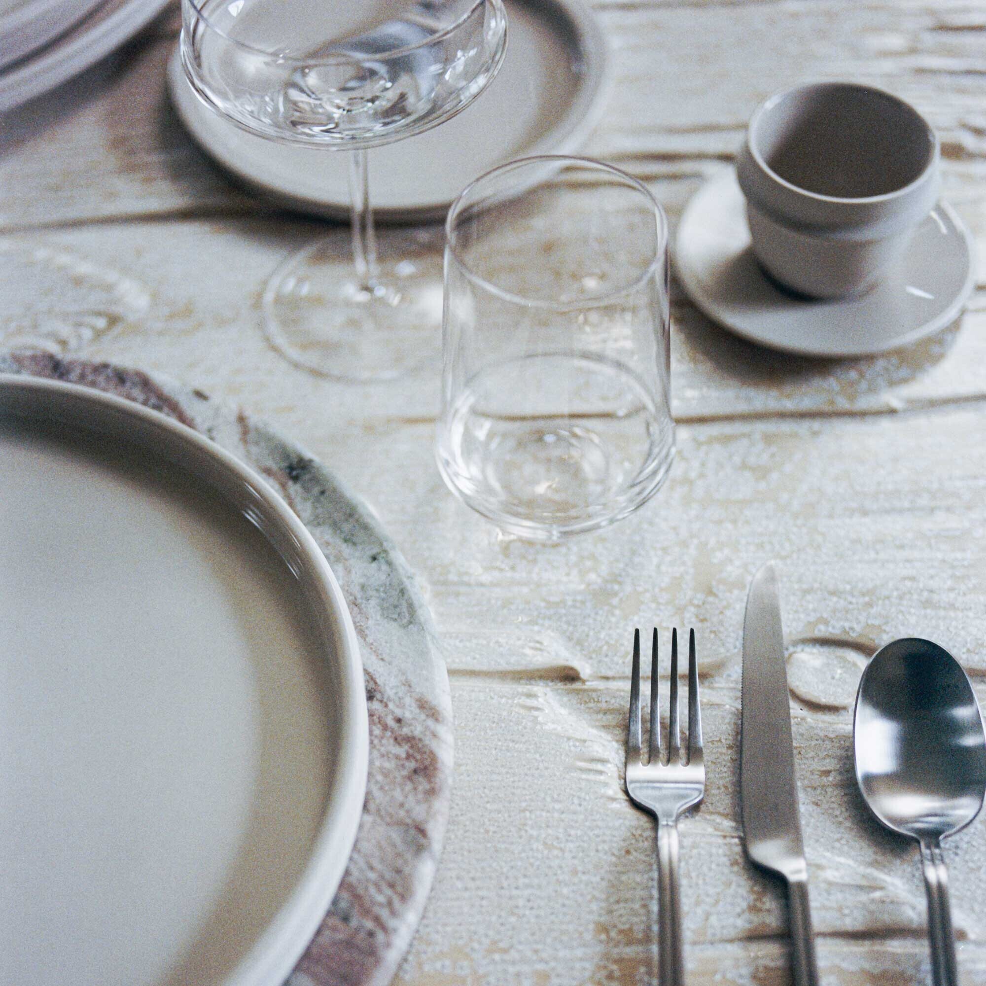 Dune Alabaster Saucer for Espresso Cup Set of 2