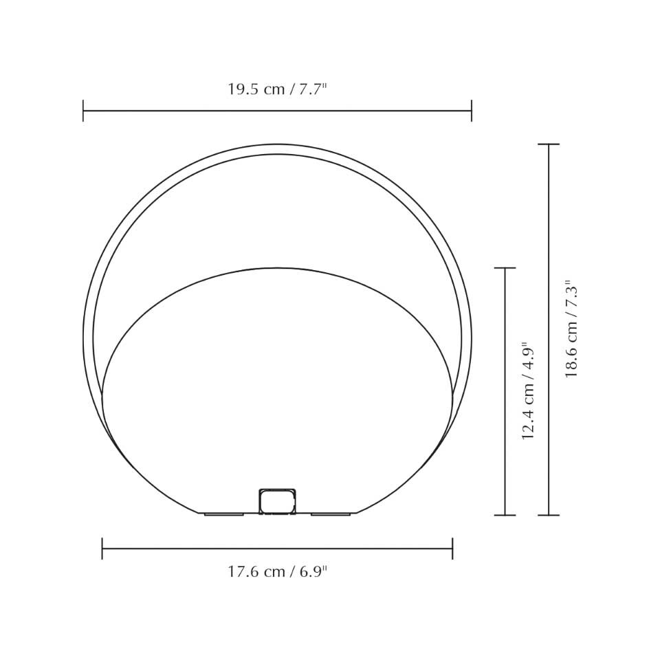 Orbit LED Table Lamp with Rechargeable Battery