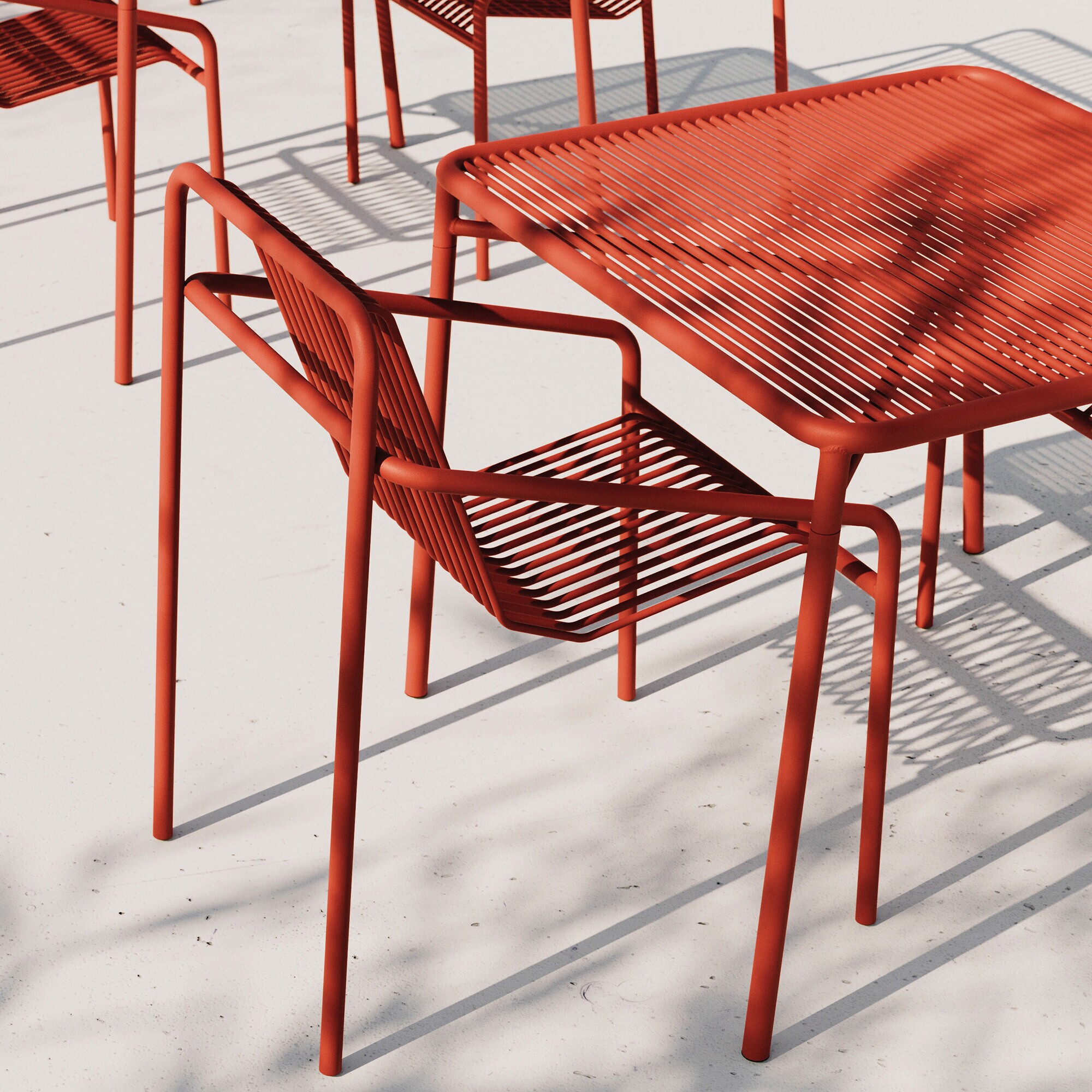 Ivy Garden Set Table 90cm+ 2 Armchairs