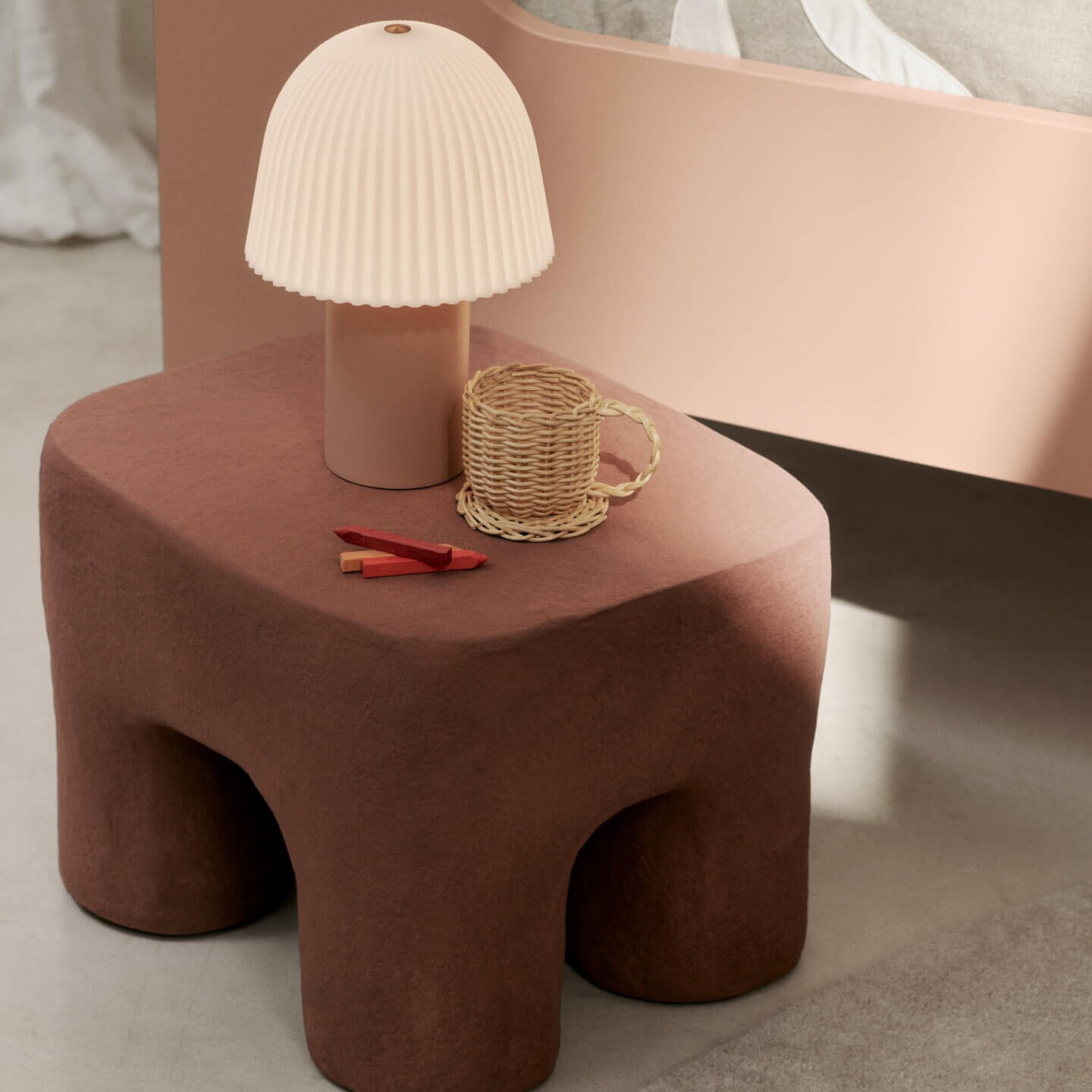 Frill LED Table Lamp with Battery