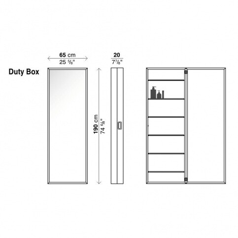 Duty Box Wall Mirror Cabinet