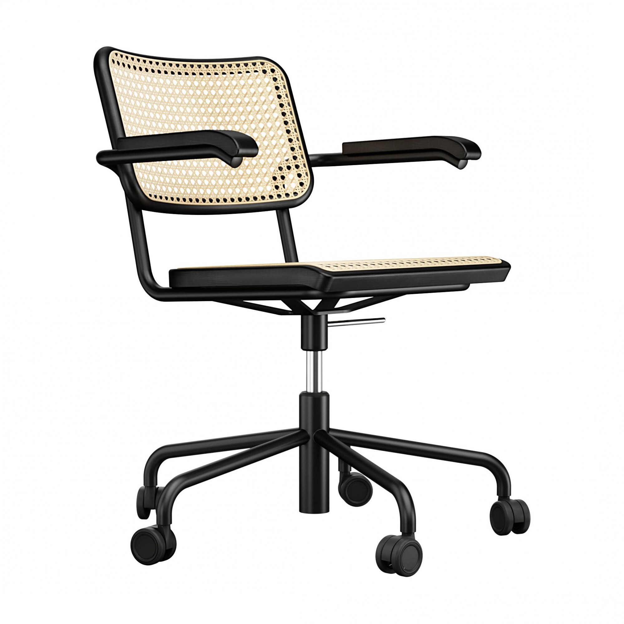 S 64 VDR Swivel Chair with Wickerwork
