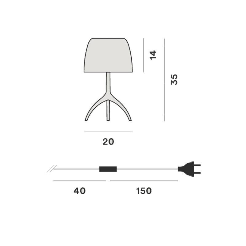 Special Edition Lumiere 30th Piccola Table Lamp