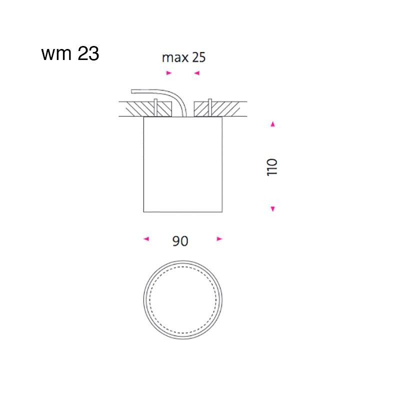Warnemünde 23 LED Ceiling Lamp