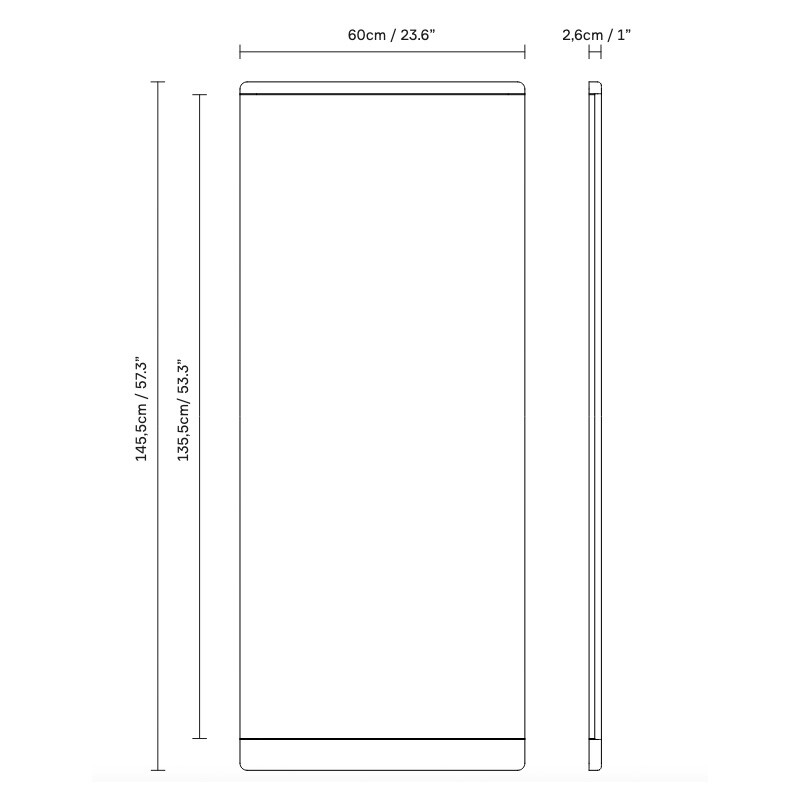 Rim Pin Board 60x145cm