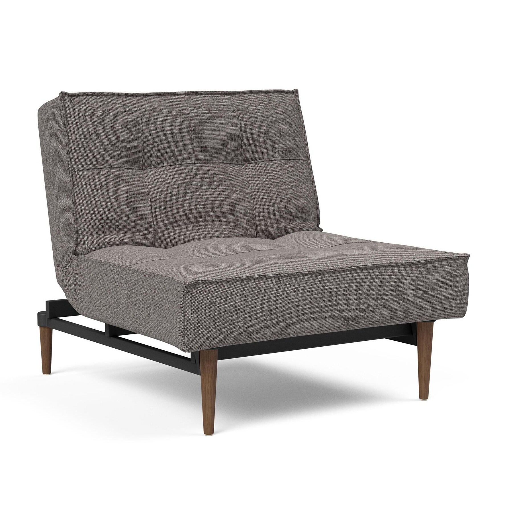 Splitback Styletto Easy Chair Dark Wood