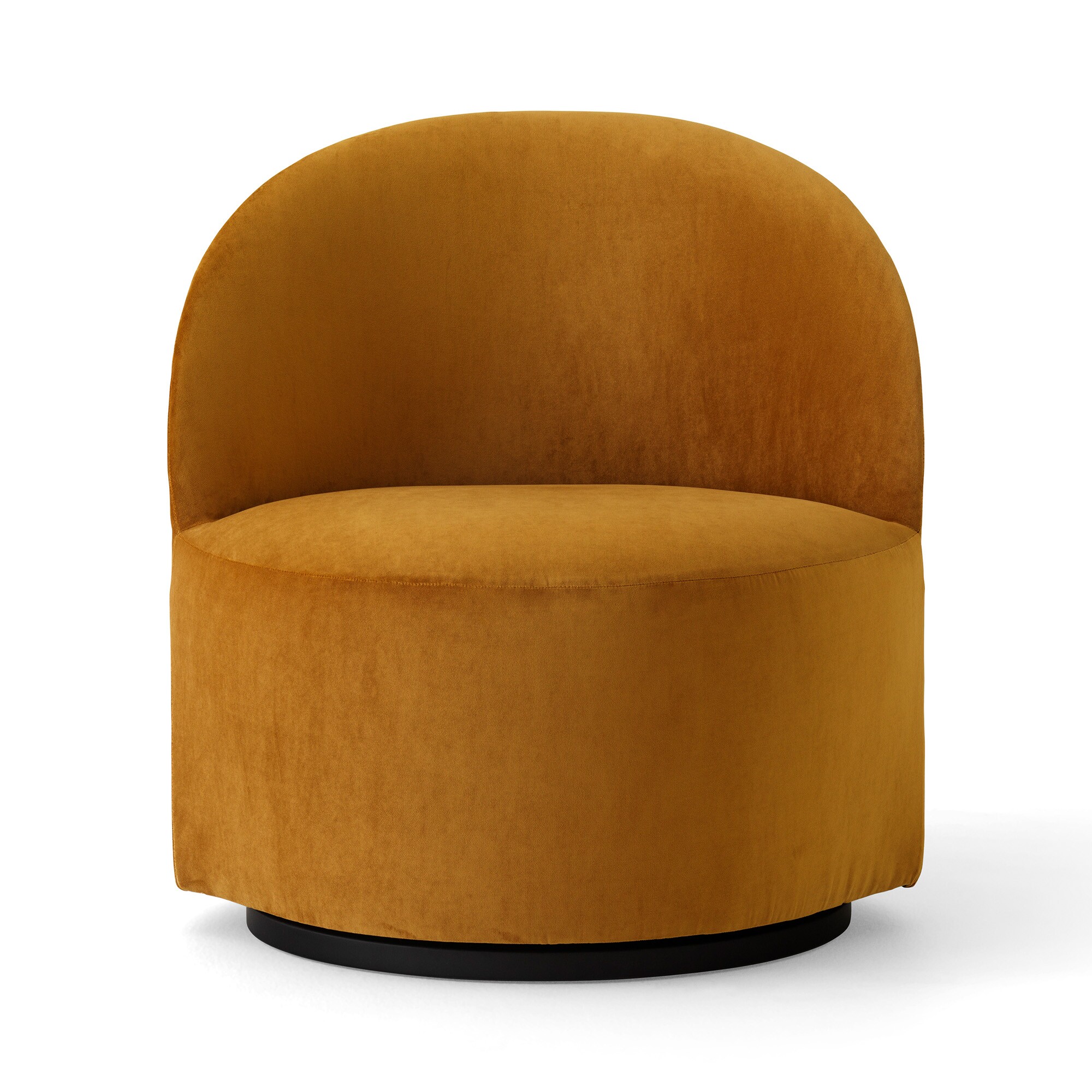 Tearoom Lounge Chair Swivel Velvet