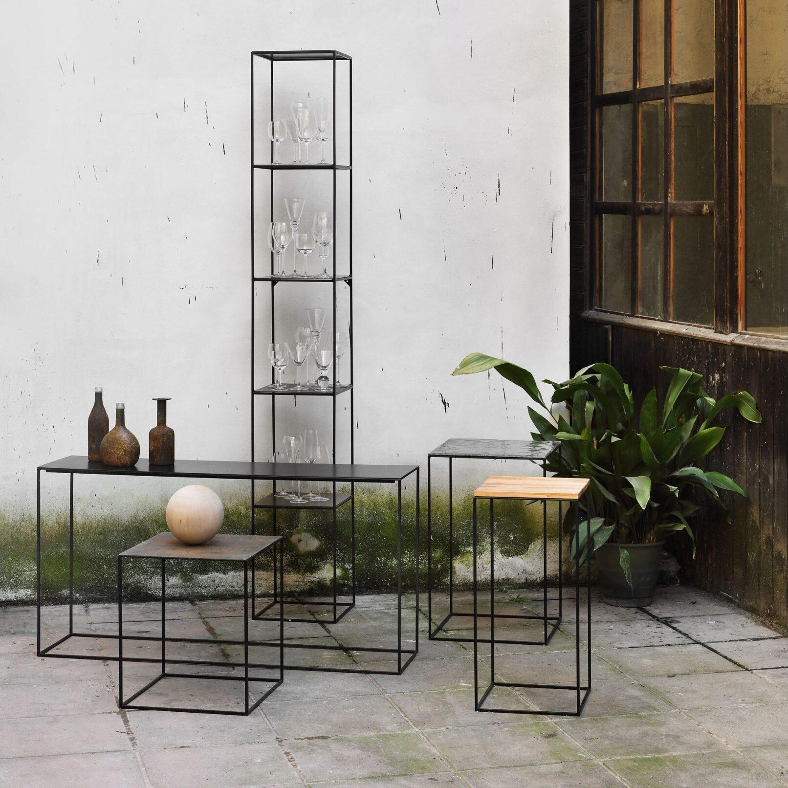 Slim Irony Side Table 41x41cm