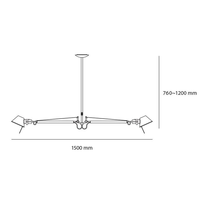 Tolomeo Sospensione Ceiling Lamp