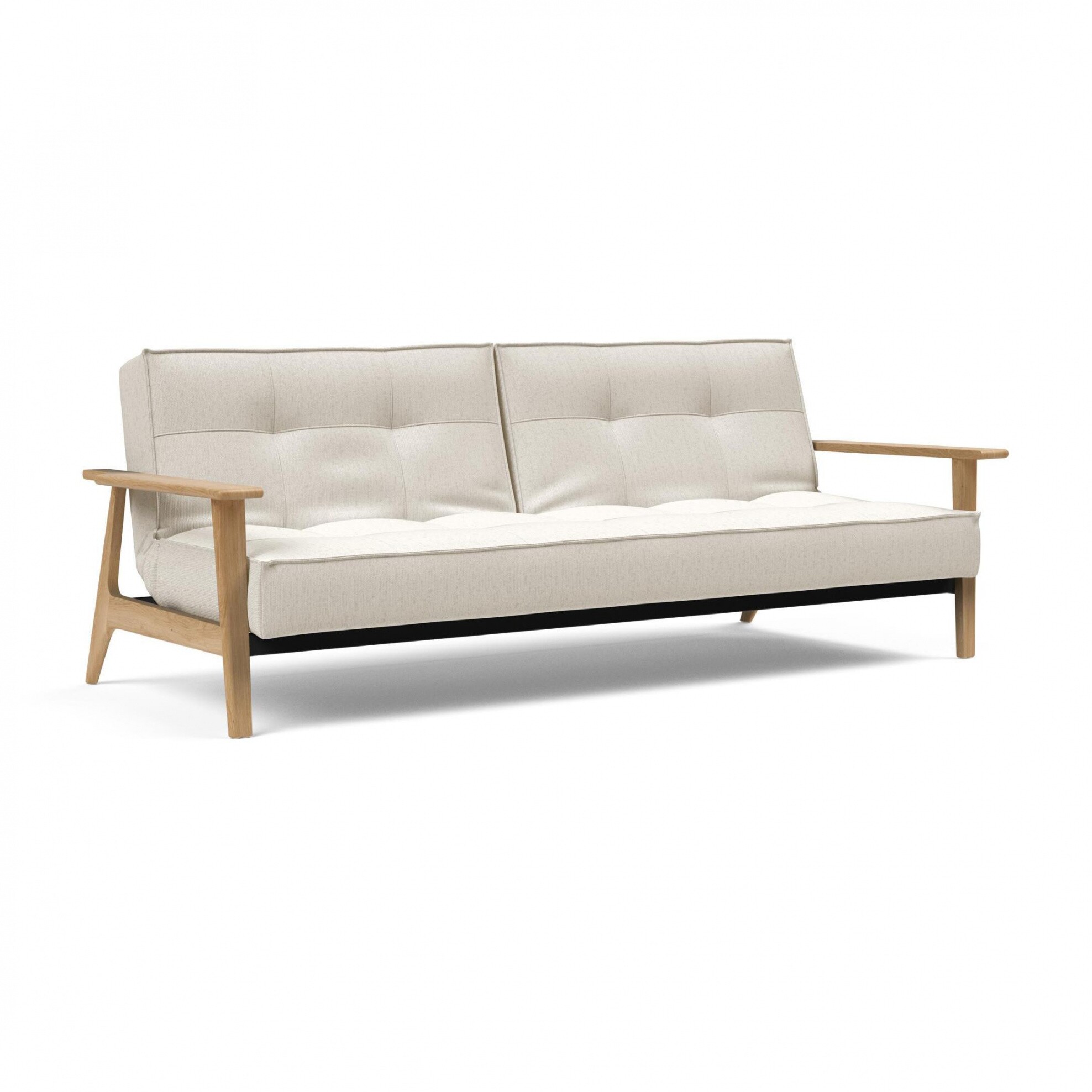 Splitback Frej Sofa Bed Oak 232x99cm