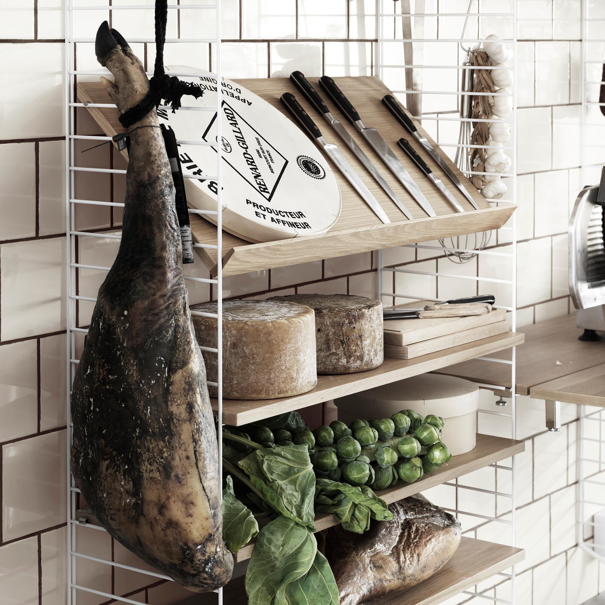 String System Magazine Shelf 78x30cm Wood