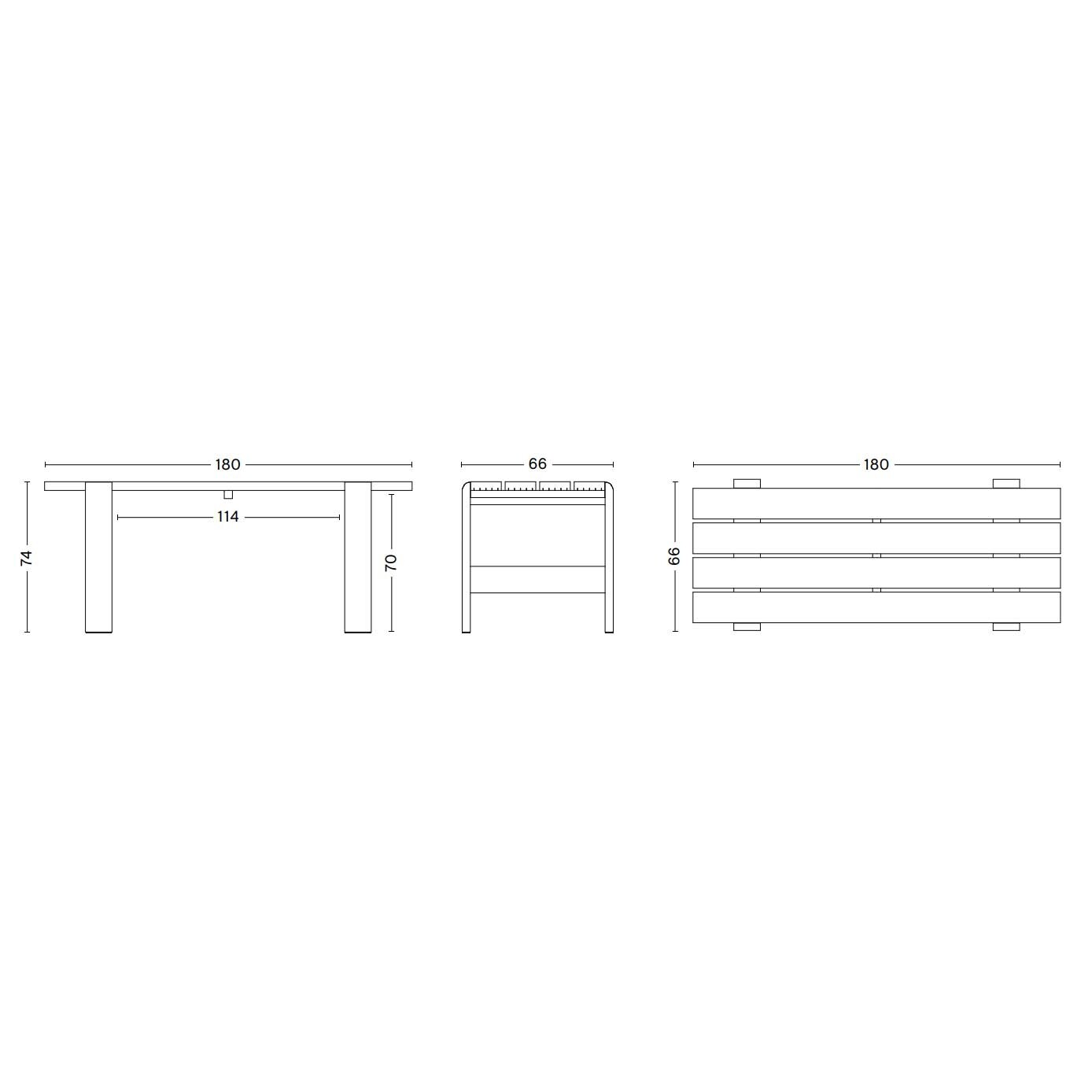 Weekday Outdoor Table 180cm