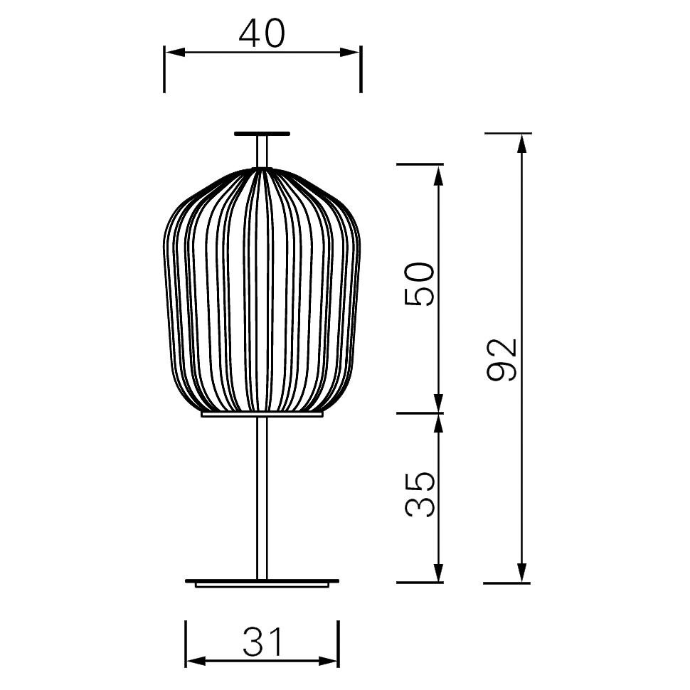 Plissée LED Floor Lamp