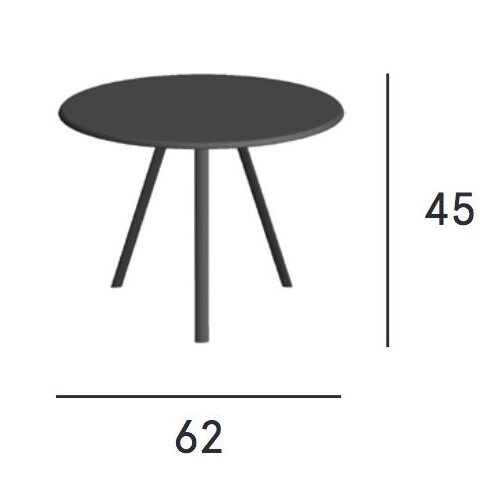 Zebra Garden Side Table